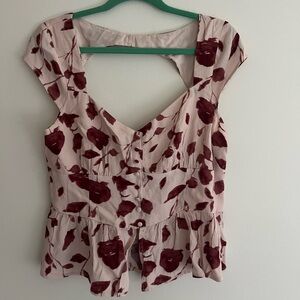 Dynamite cutout shirt